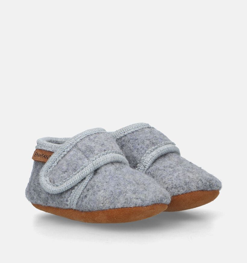 Enfant Pantoufles pour bébé en Gris clair pour filles, garçons (330353)