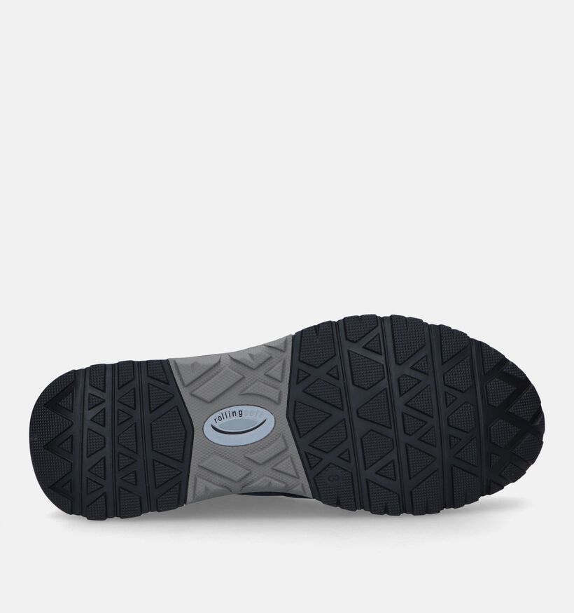 Pius Gabor Blauwe Veterschoenen voor heren (339001) - geschikt voor steunzolen