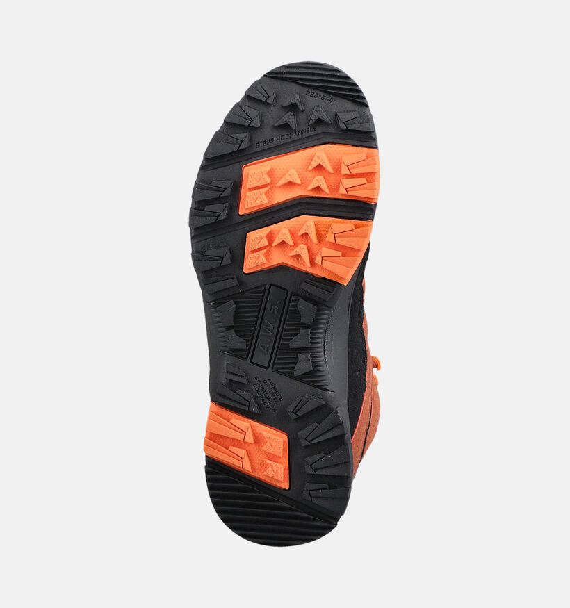 Icepeak Aura Chaussures de randonn&eacute;e en Noir/Terracotta pour femmes (378580) - pour semelles orthop&eacute;diques