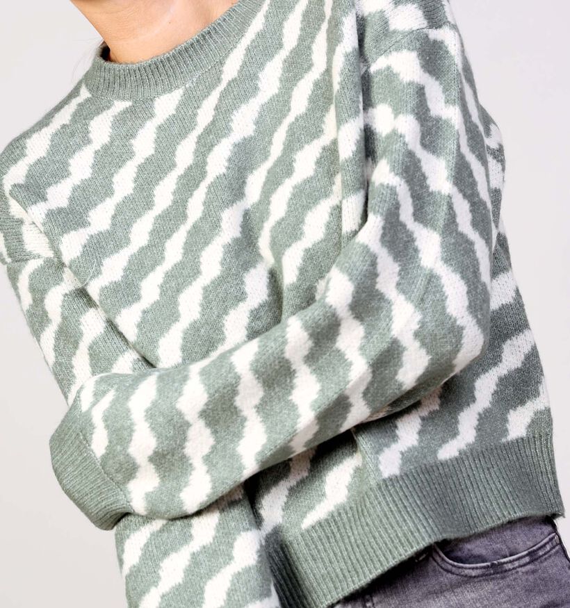 Vero Moda Lara Donkergroene Pull voor dames (361222)