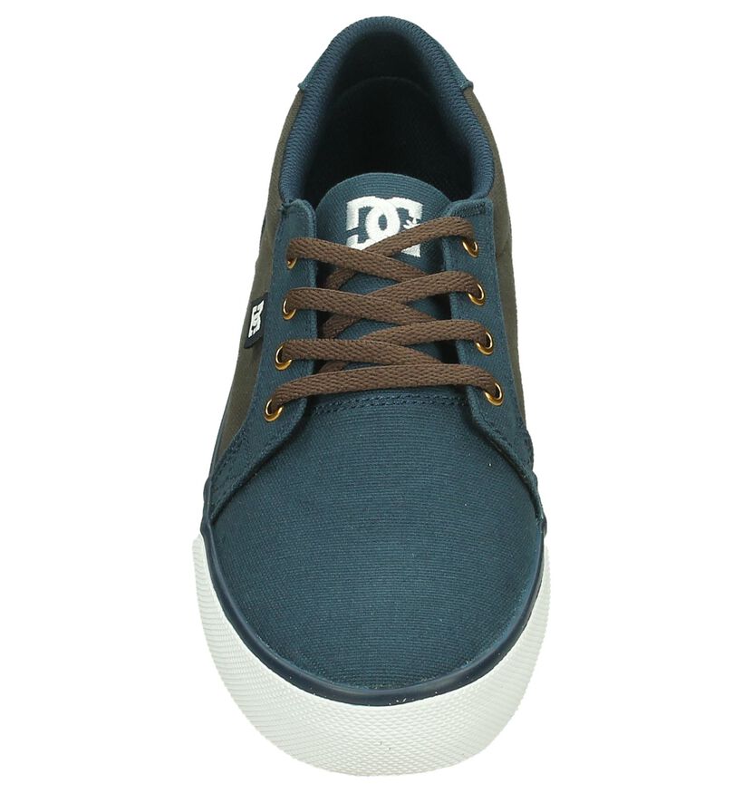 Blauwe/Bruine Skateschoen DC Shoes Council in stof (198608)