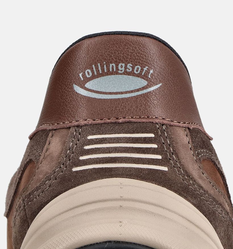 Gabor Rollingsoft Chaussures confort en Marron pour hommes (380909) - pour semelles orthop&eacute;diques