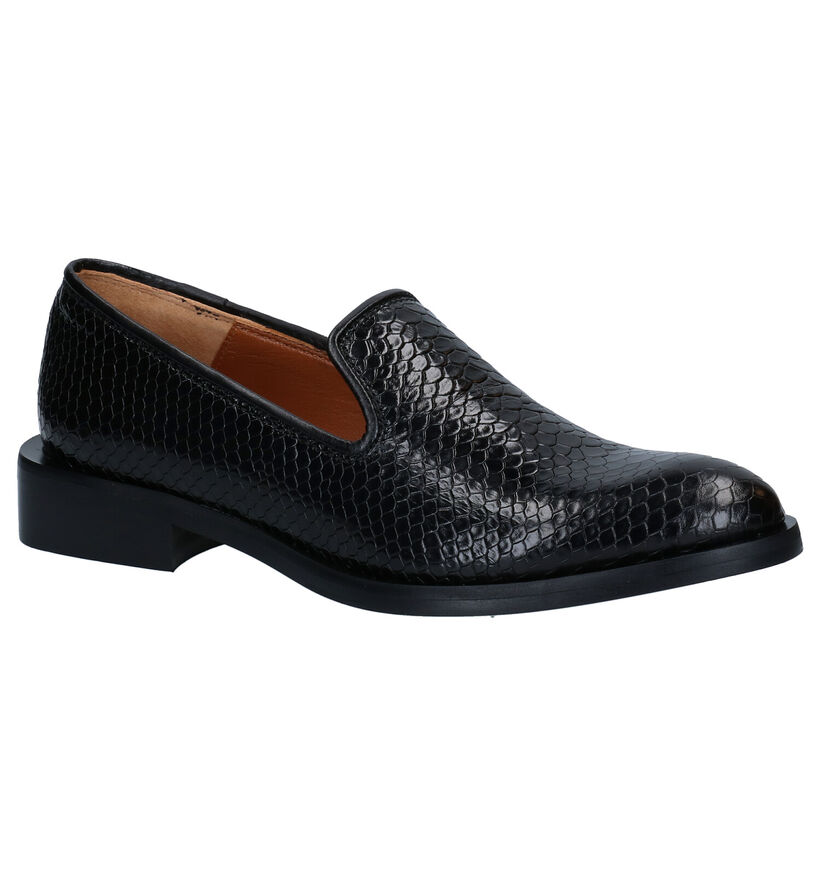 Zinda Loafers en Noir en cuir (283725)