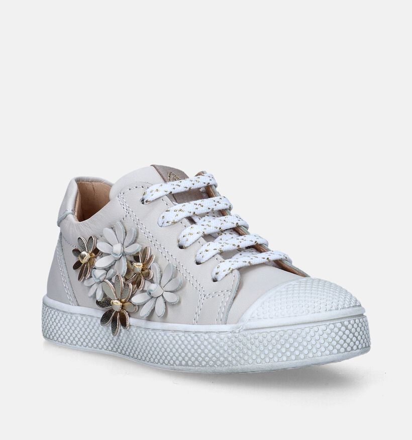 Lunella Beige Sneakers voor meisjes (355371) - geschikt voor steunzolen