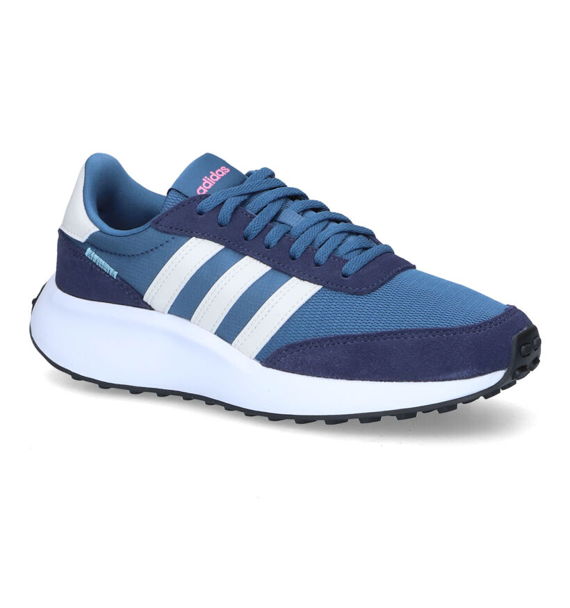 adidas Run 70S Baskets en Bleu pour femmes (311388) - pour semelles orthopédiques