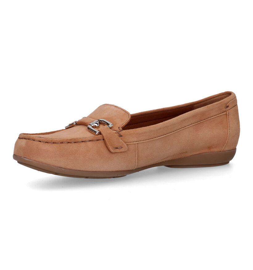 Geox Annytah Mocassins en Cognac pour femmes (320123)