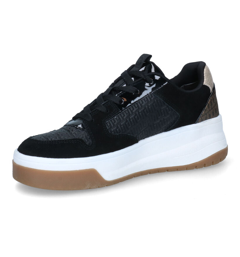 Tamaris Baskets casual en Noir en cuir (313140)