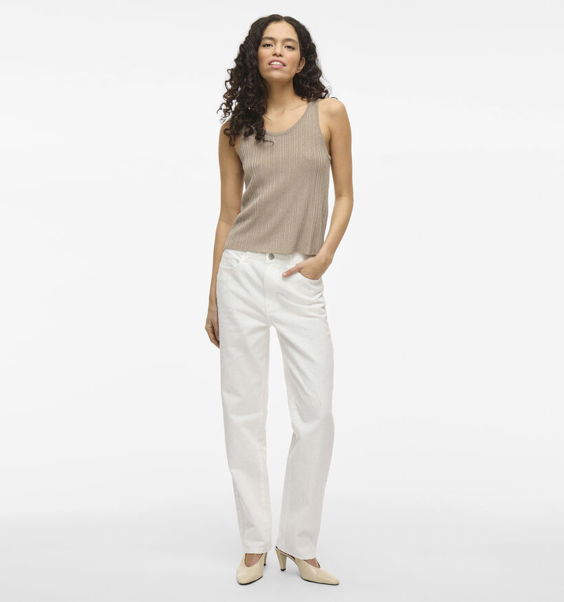 Vila Fame Beige Topje voor dames (359464)