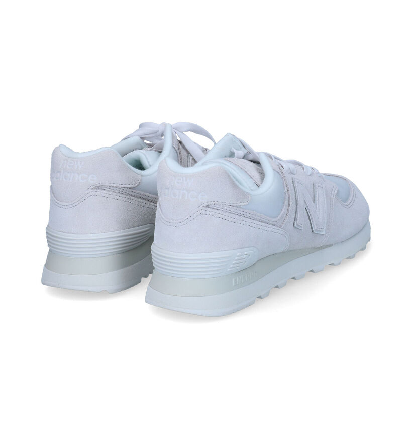 New Balance WL574 Baskets en Rose pour femmes (301901) - pour semelles orthopédiques