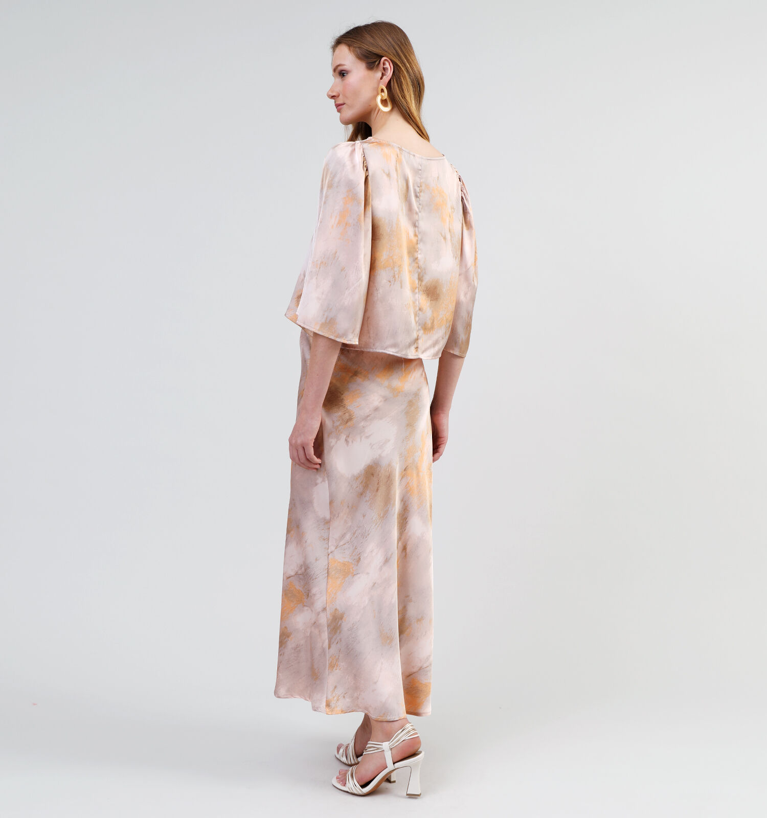 Vila Vinika Roze Maxi rok Dames Rokken Online op TORFS.BE