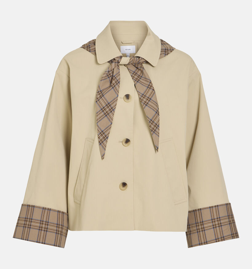 Vila Avara Manteaux court en Marron pour femmes (379752)