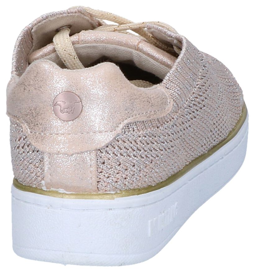 Mustang Baskets basses en Rose clair en textile (246982)