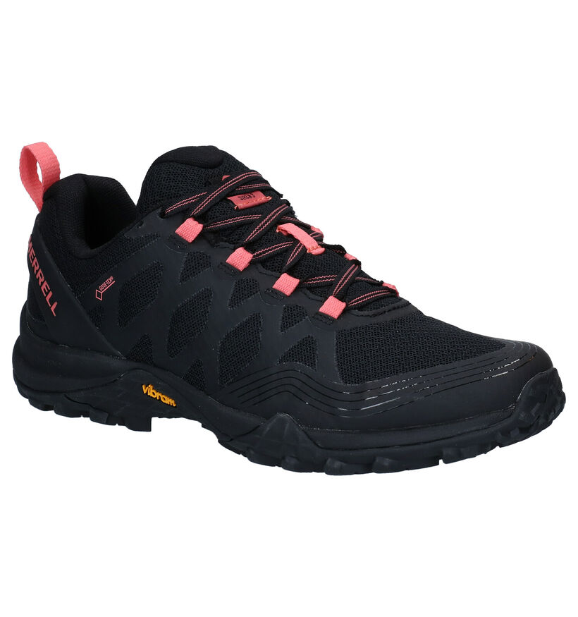 Merrell Siren 3 GTX Zwarte Wandelschoenen voor dames (310223) - geschikt voor steunzolen