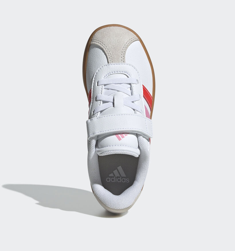 adidas VL Court Baskets basses en Blanc pour filles (357066) - pour semelles orthopédiques