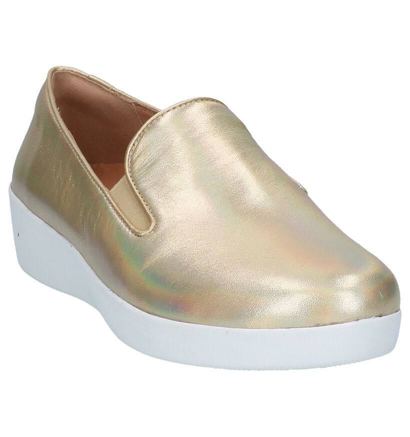 FitFlop Superskate Instappers Goud, , pdp