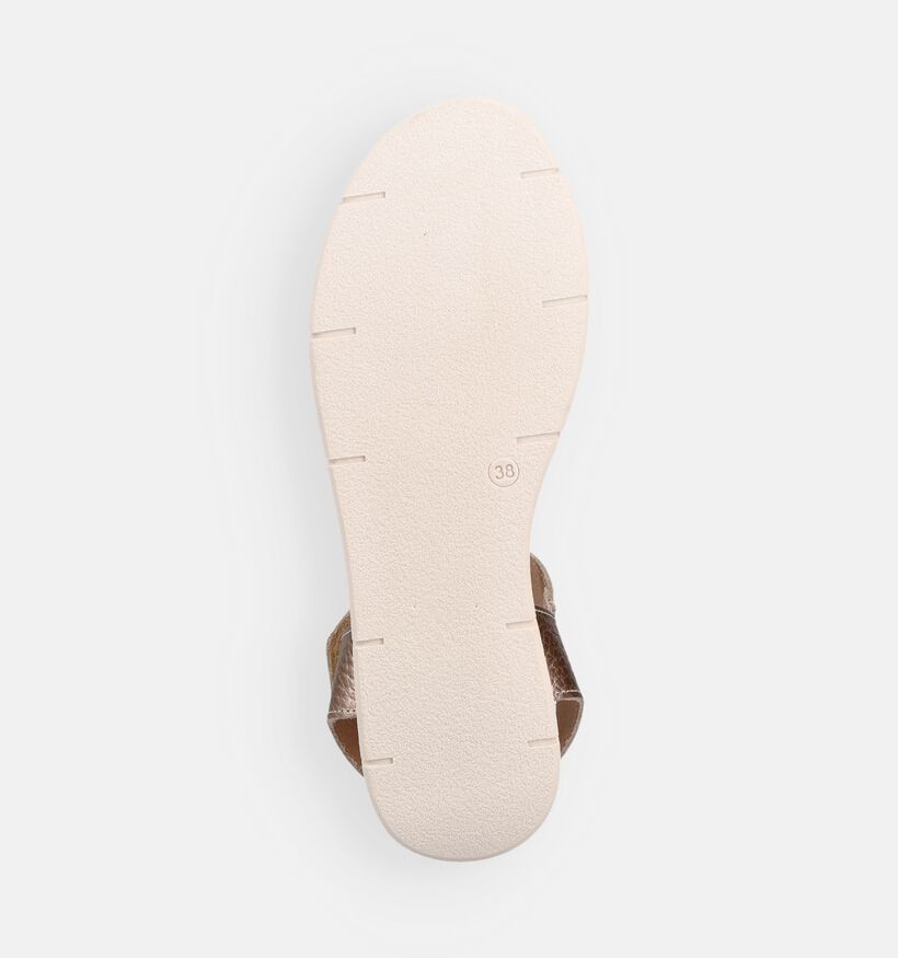 Hush Puppies Dartos Sandales compens&eacute;es en Or pour femmes (370578)