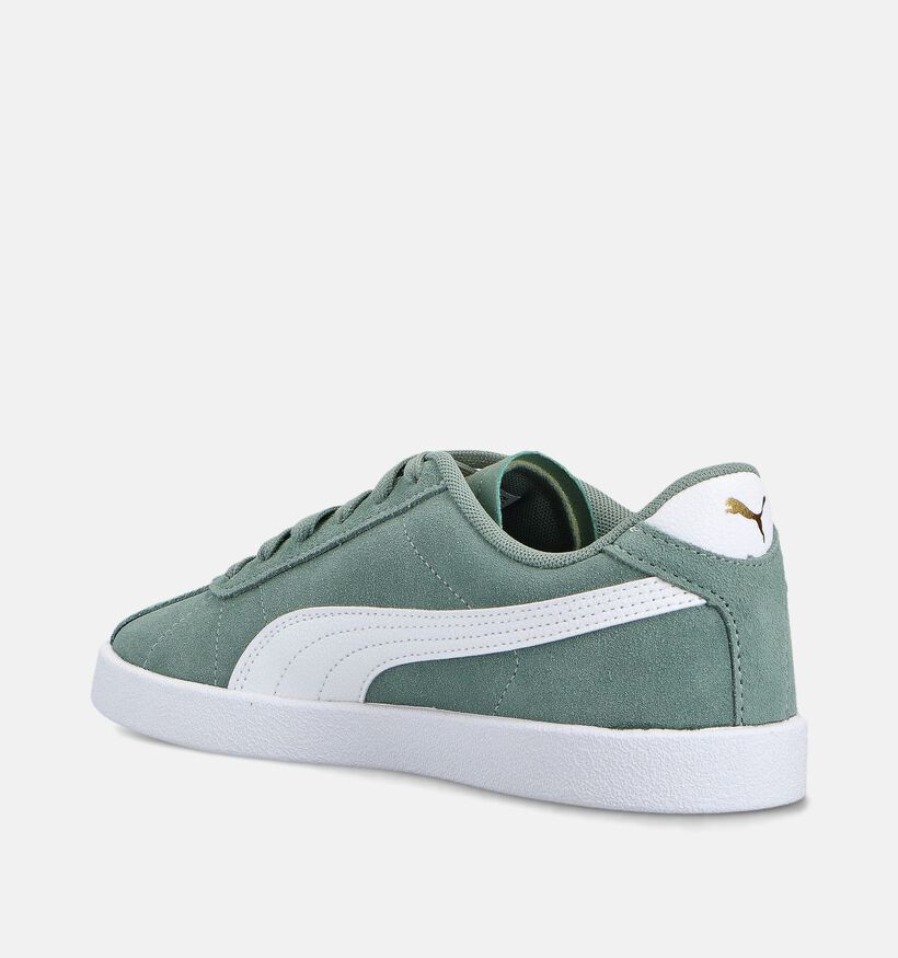 Puma Club II Groene Sneakers voor meisjes, jongens (359179) - geschikt voor steunzolen