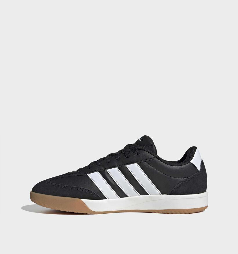 adidas VL Court Baskets basses en Noir pour hommes (375283) - pour semelles orthop&eacute;diques