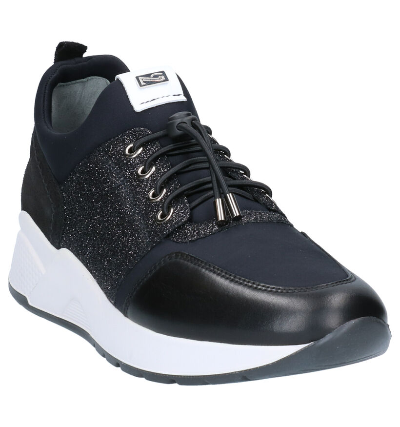 NeroGiardini Baskets slip-on en Noir en textile (259805)