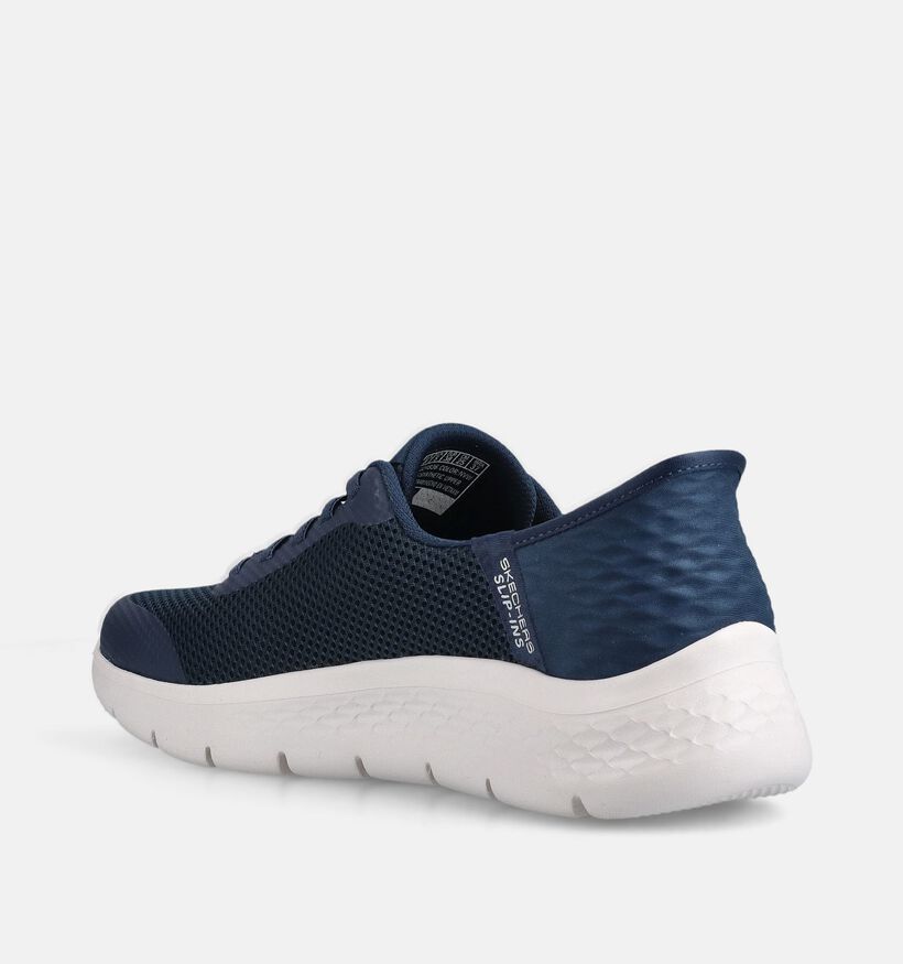 Skechers Go Walk Flex Grand Entry Blauwe Slip-in Sneakers voor dames (367461)