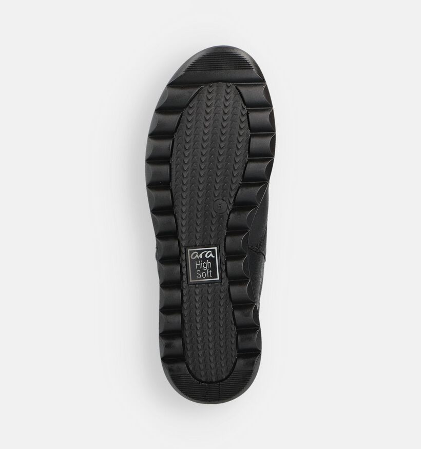 Ara Toronto Bottines plates en Noir pour femmes (362474) - pour semelles orthopédiques
