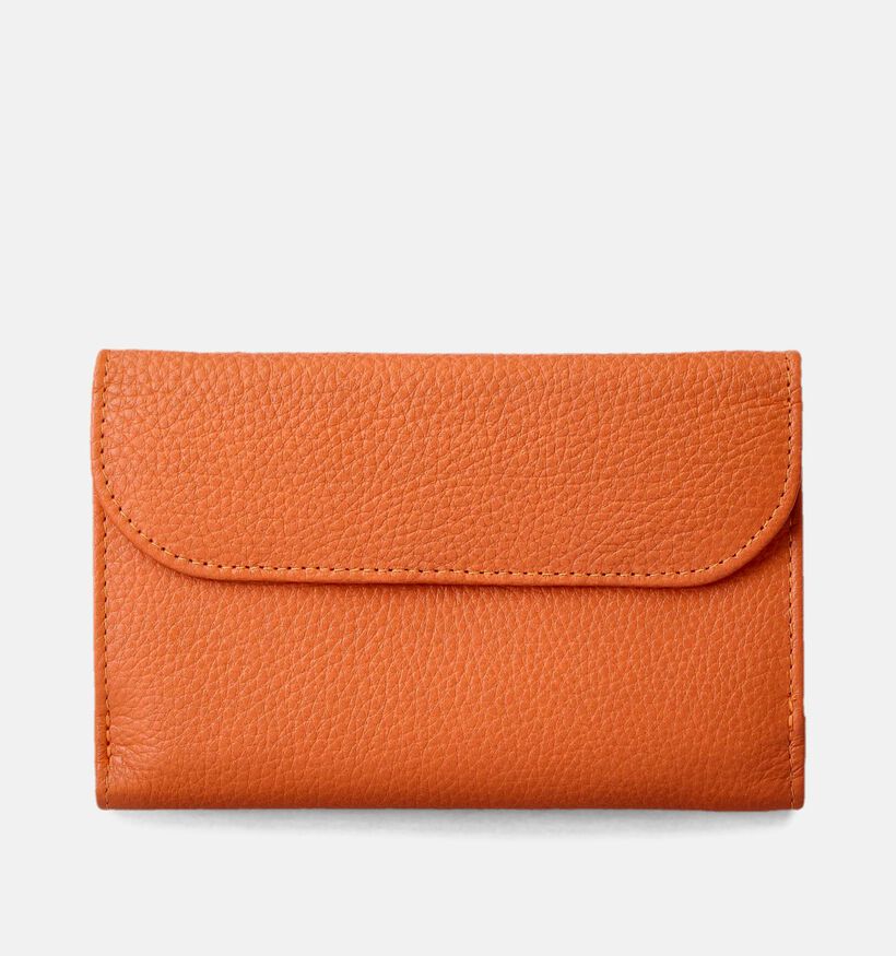 Crinkles Oranje Overslagportemonnee voor dames (358512)