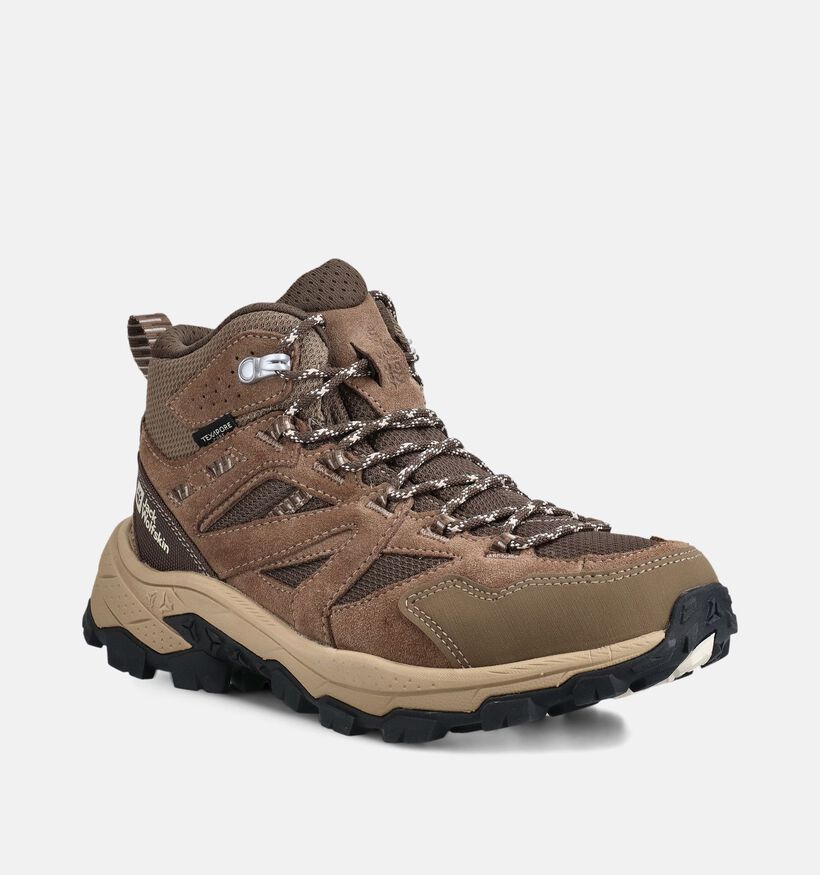 Jack Wolfskin Vojo Tour Texapore Mid Bruine Wandelschoenen voor dames (371965) - geschikt voor steunzolen