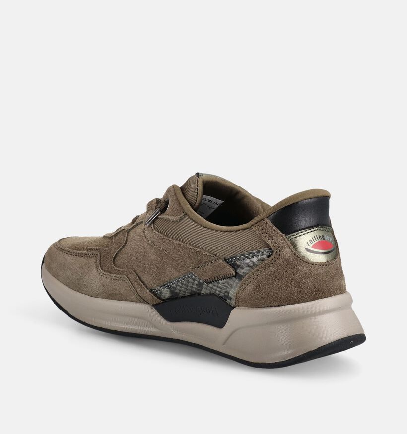 Gabor Comfort Kaki Groene Schoenen voor dames (376936) - geschikt voor steunzolen