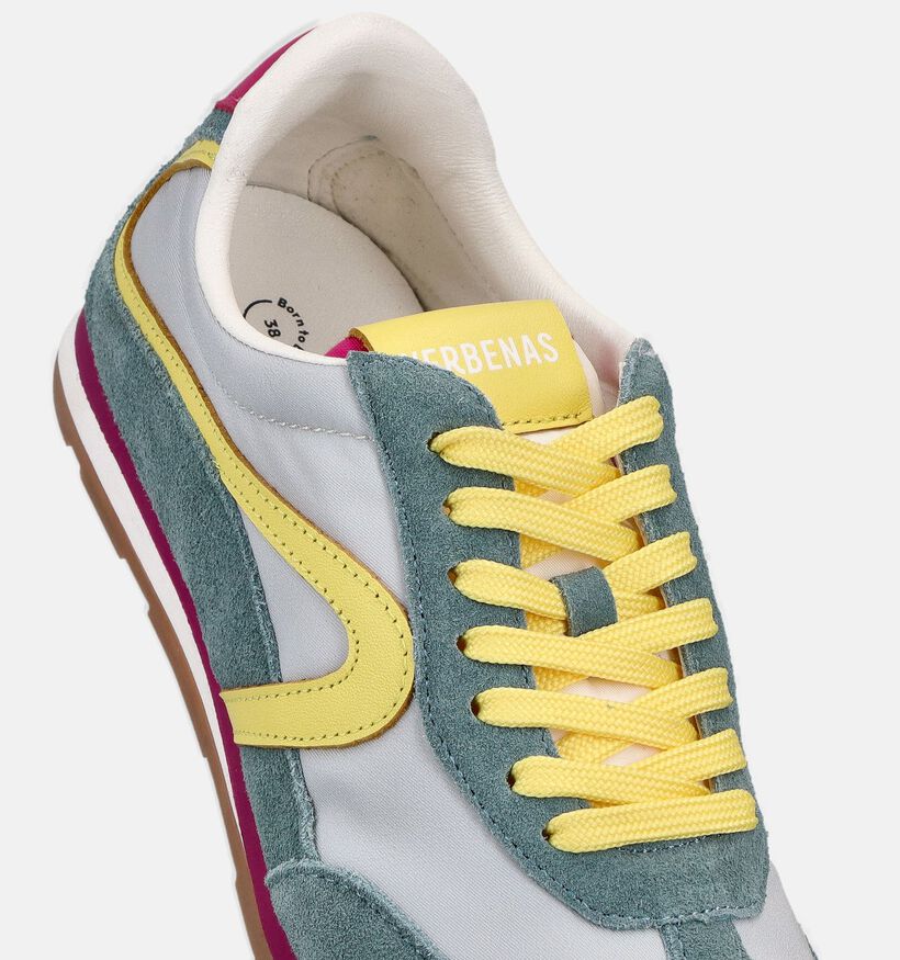 Verbenas Jamaica Savona Groene/Blauwe Sneakers voor dames (380527) - geschikt voor steunzolen