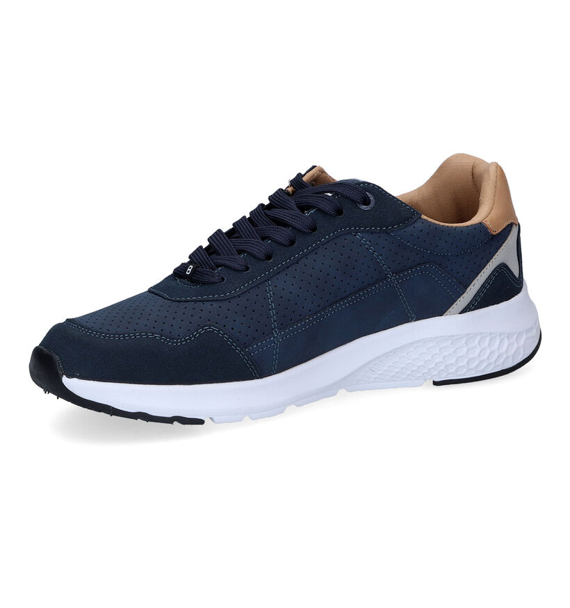 Björn Borg Baskets basses en Bleu foncé pour hommes (349595) - pour semelles orthopédiques