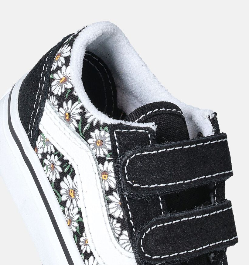 Vans Old Skool Baskets pour Bébé en Noir pour filles (351462)