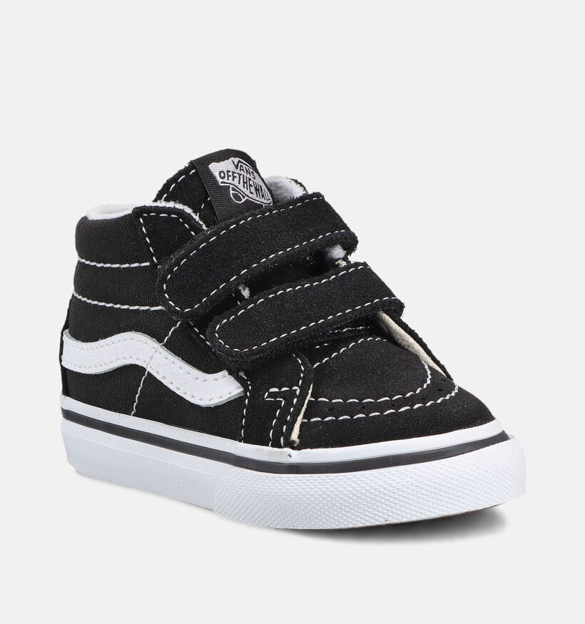 Vans Sk8 Mid Reissue Zwarte Babysneakers voor jongens, meisjes (368984)