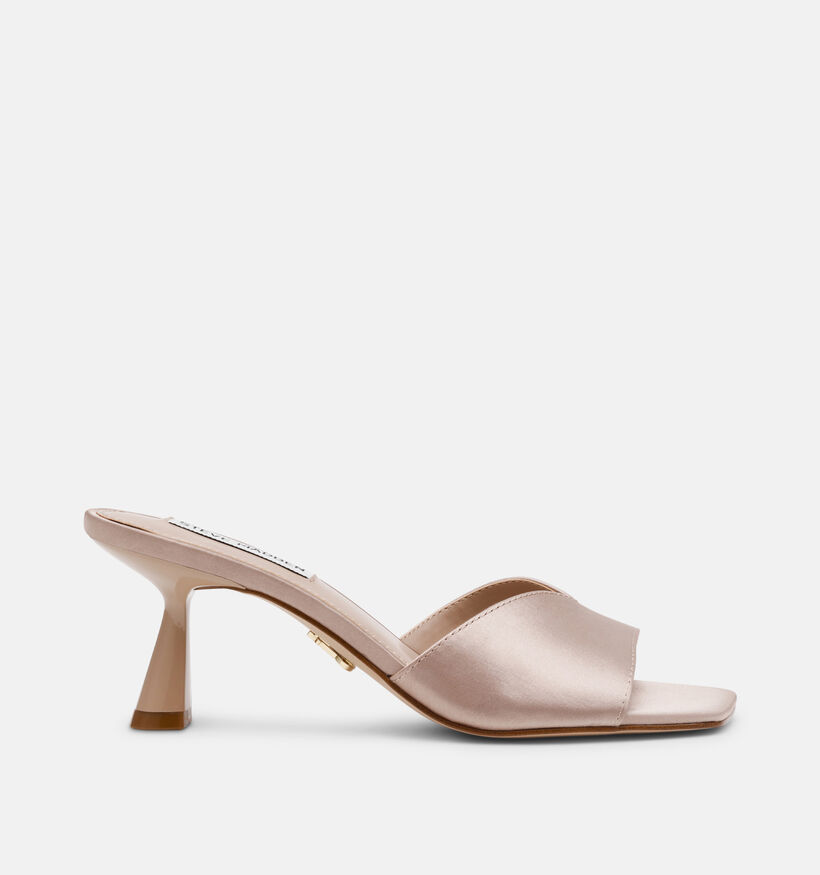 Steve Madden Ivie Satin Nu-pieds en Taupe pour femmes (379922)