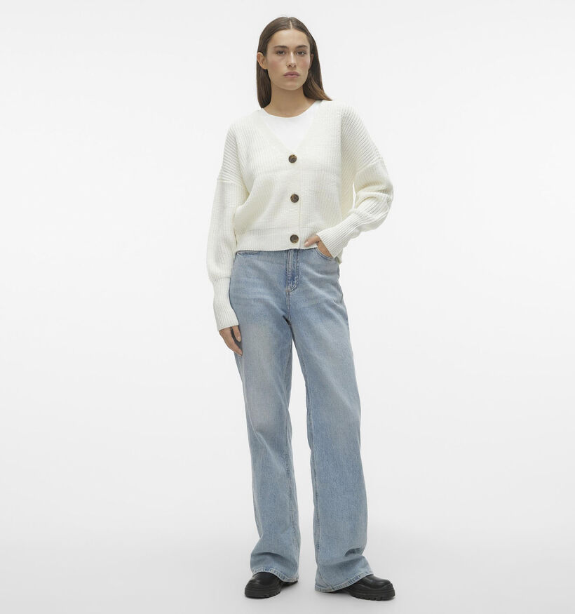 Vero Moda Lea Beige Cardigan met knopen voor dames (352216)