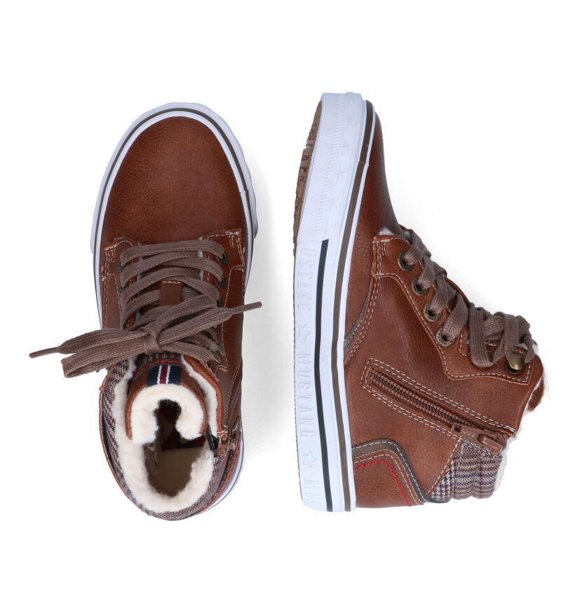 Mustang Chaussures hautes en Marron pour garçons (313979)