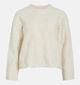 Vila Hayden Embroidery Knit Ecru Trui voor dames (365602)