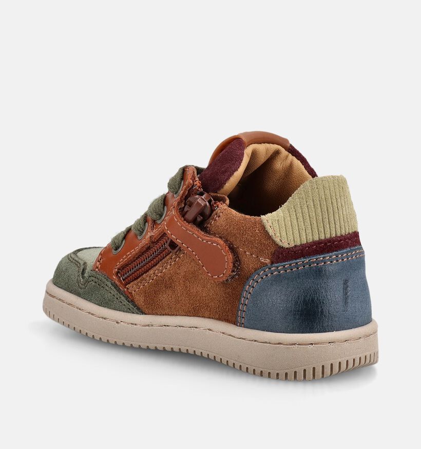 STONES and BONES Need Boots &agrave; lacets en Marron/Multi pour gar&ccedil;ons (381409) - pour semelles orthop&eacute;diques