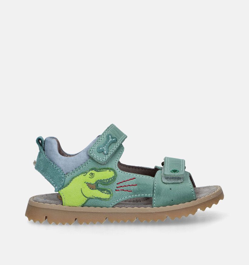 STONES and BONES Lanot Groene Sandalen met dino voor jongens (336624)