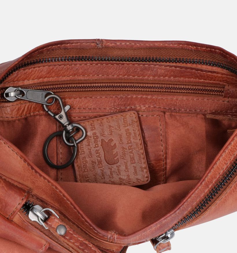 Bear Design Cognac Crossbody tas voor dames (350774)