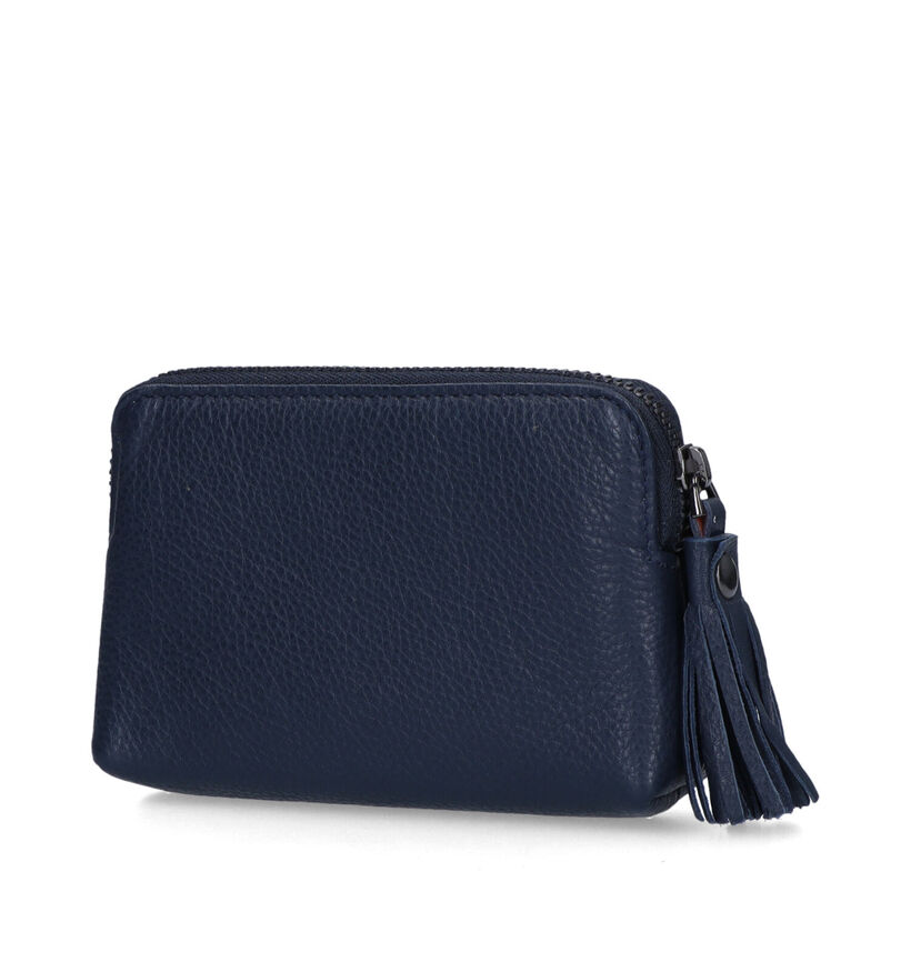 Euro-Leather Porte-monnaie en Bleu pour femmes (323955)