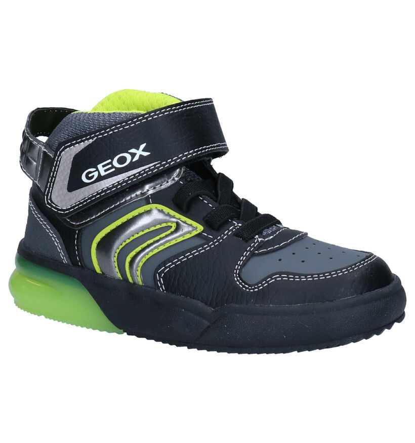 Geox Zwarte Hoge Schoenen in kunstleer (295100)