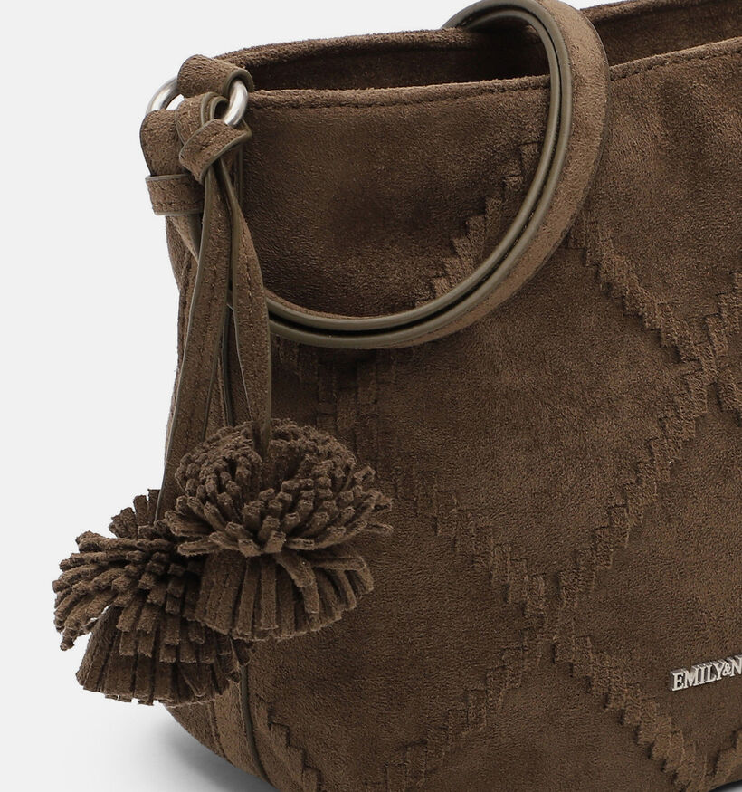 Emily & Noah Leanne Sac port&eacute; crois&eacute; en Vert fonc&eacute; pour femmes (378866)