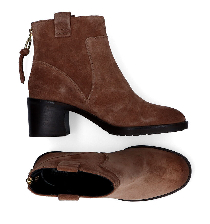 Geox Giulila Bottillons en Brun en daim (316151)