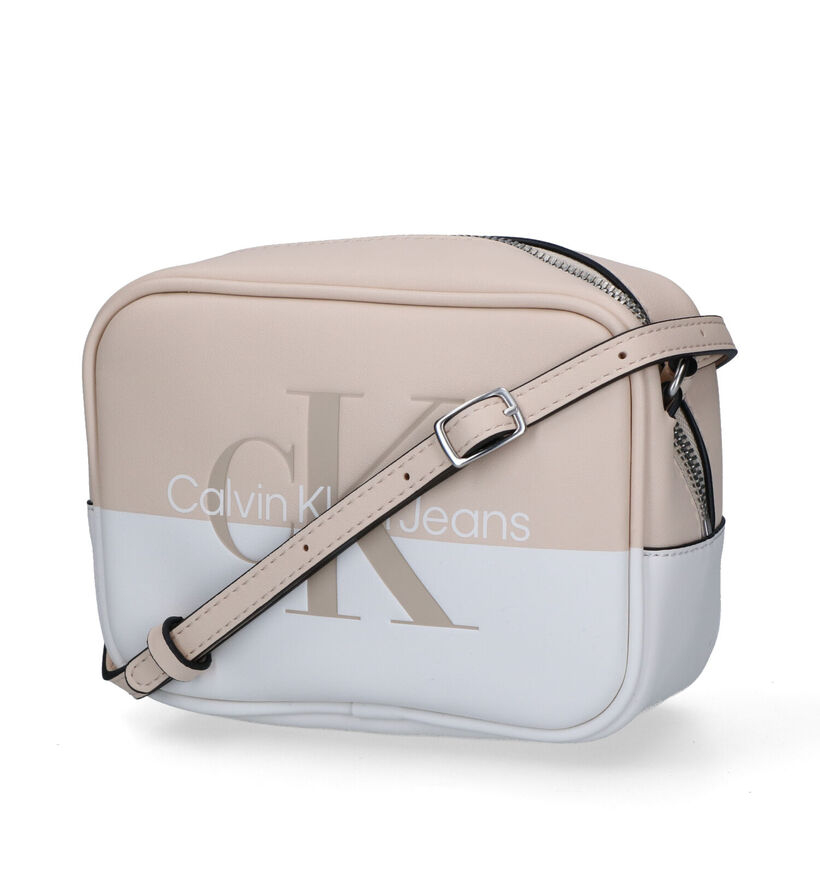 Calvin Klein Accessories Beige Crossbody Tas in kunstleer (311146)