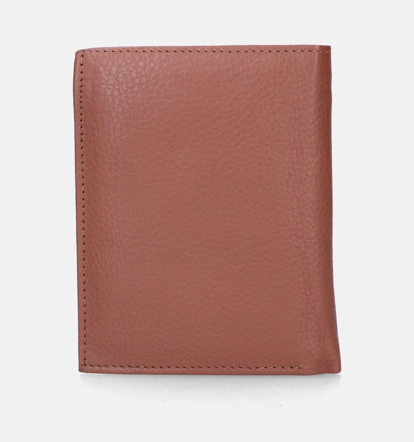 Euro-Leather Portefeuille en Cognac pour hommes (338200)