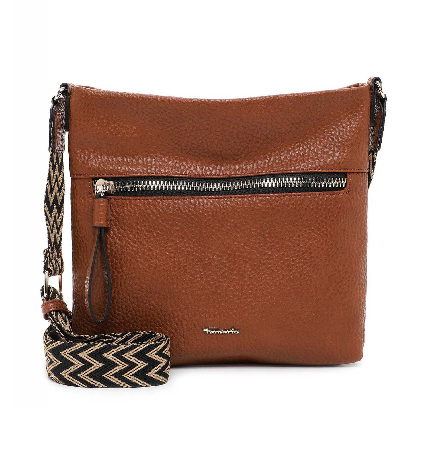 Tamaris Martha Cognac Crossbody Tas Dames Crossbody tassen