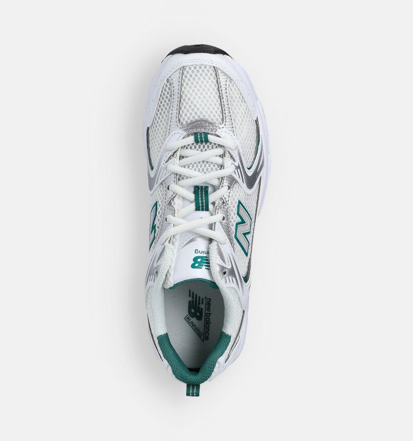New Balance Witte/Turquoise Sneakers voor dames (366085) - geschikt voor steunzolen