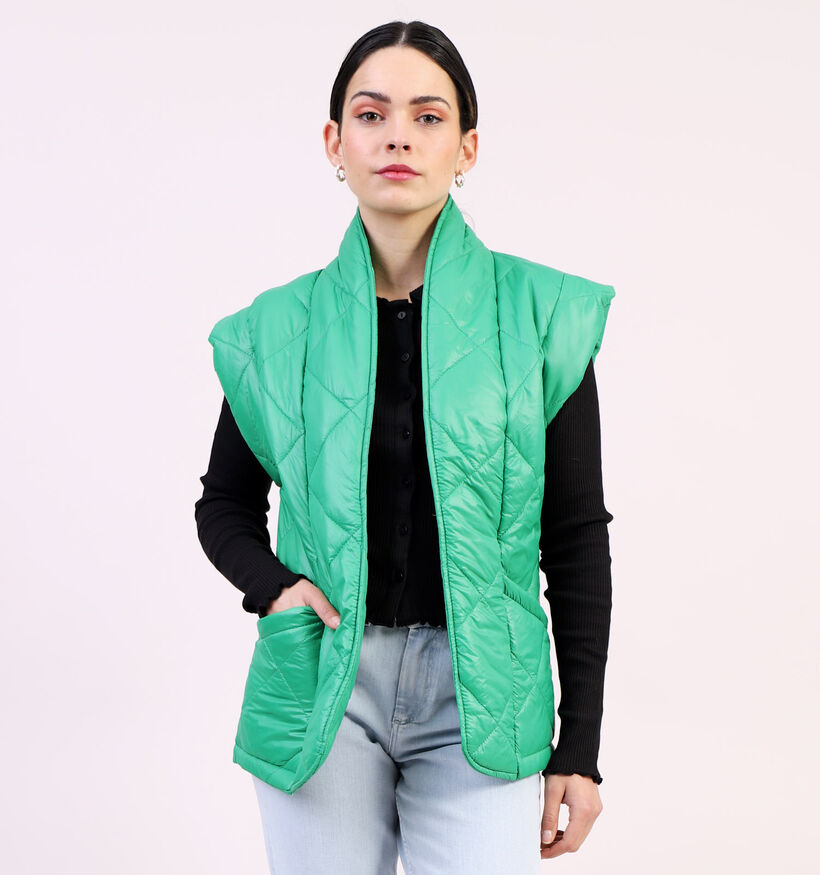 Dolce C. Veste sans manches en Vert pour femmes (330569)