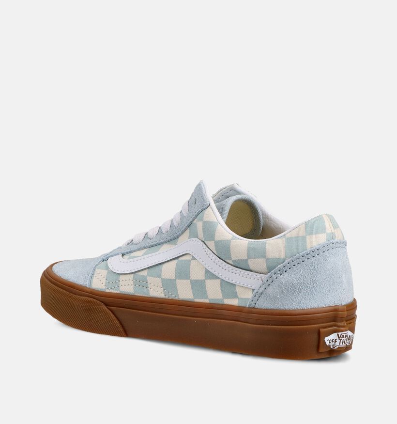 Vans Old Skool Blauwe Sneakers voor meisjes (368972)