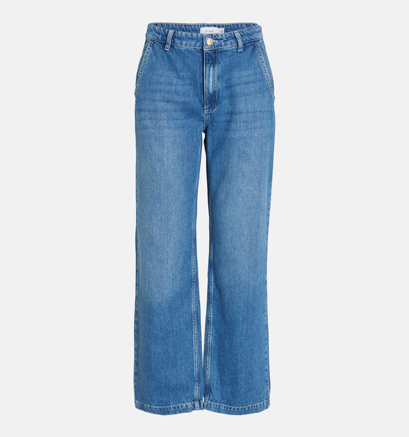 Vila Denise Straight leg jeans L30 en Bleu pour femmes (332517)